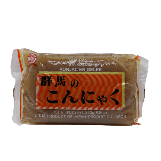 MARUFUJI Kuroita Konnyaku, Schwarze Konjak-Gelee 250g