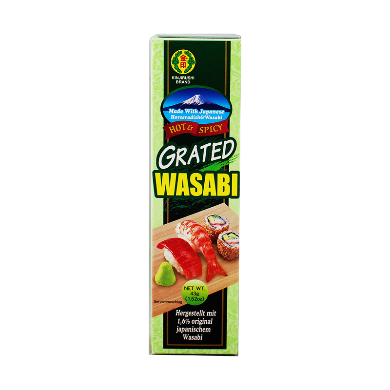 KINJIRUSHI Meerrettich-Paste mit Wasabi in der Tube 43g