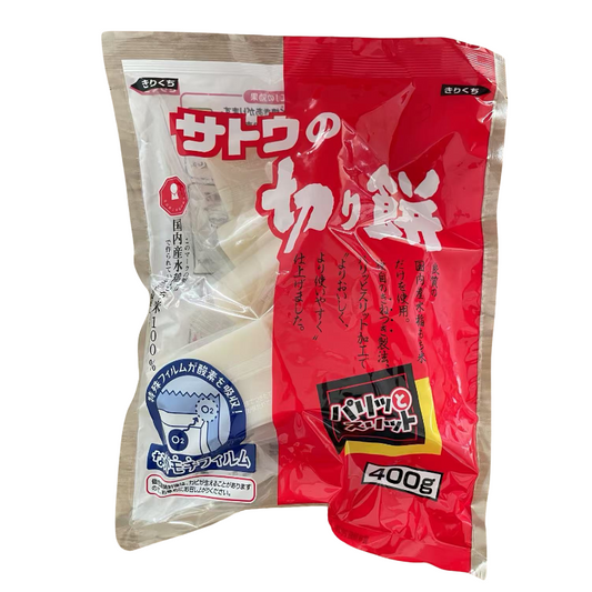 SATO Cut Mochi Japanischer Reiskuchen 400g