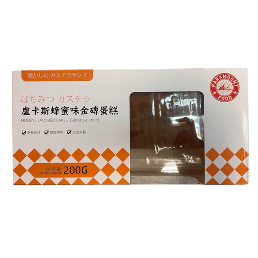 保质期 2025-04-15 Paramount Food 金砖蛋糕 蜂蜜味 200g