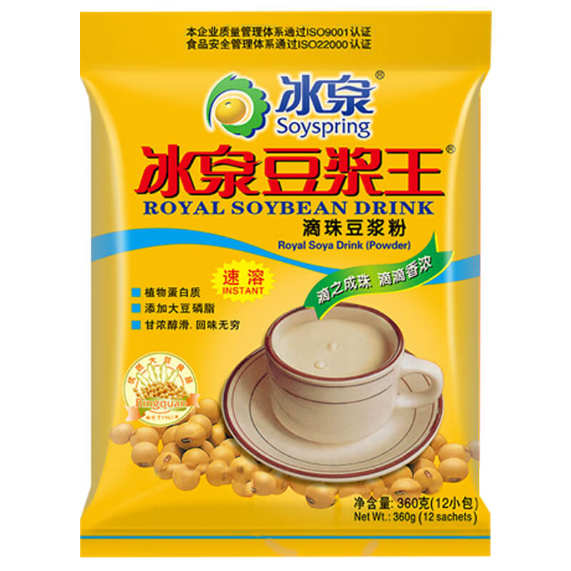 冰泉 速溶 豆浆王 滴珠豆浆粉 360g(30g*12)
