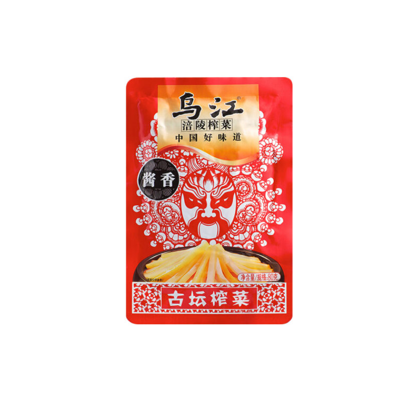 (5 Pack) WuJiang Senfgemüse mit Sojasoße, in Streifen, eingelegt 400g(80g*5)