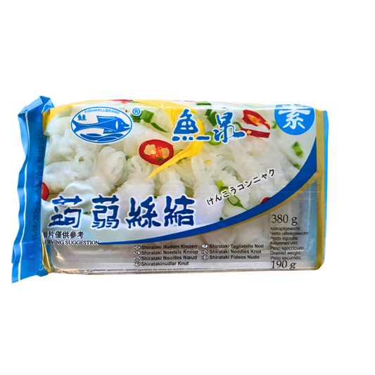 Fishwellbrand Konjak Nudeln Knoten 380g