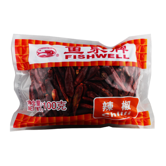 Fishwellbrand Chili, ohne Stiel, getrocknet 100g