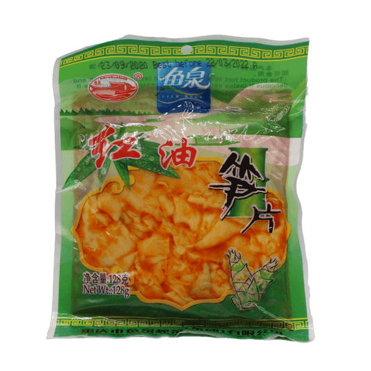 Fishwellbrand Bambusscheiben mit Chiliöl in scheiben 128g