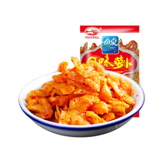 (5Pack) Fishwellbrand Eingelegter Rettich, mala 400g(80g*5)