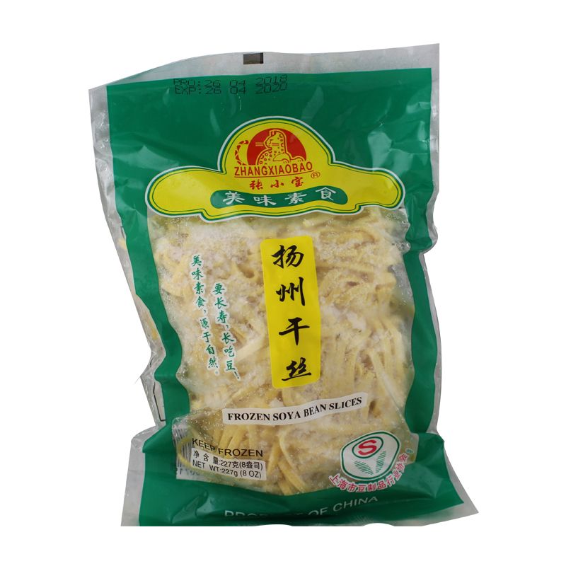 ZhangXiaoBao Streifen aus Soja,YangzhouGanSi, tiefgefroren 227g