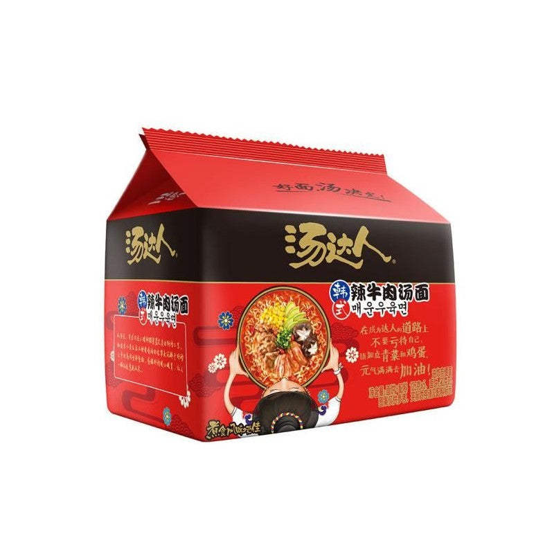 统一 汤达人 方便面 韩式辣牛肉汤面 625g(125g*5)