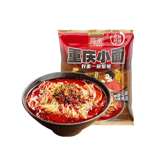 (5 Pack) Baijia Instantnudeln, Chonqing Art, Hot & Spicy 115g*5