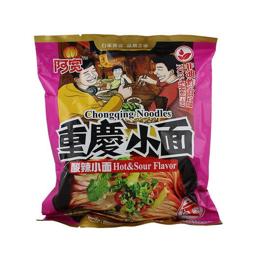 (5 Pack) Baijia Instantnudeln, Chonqing Art, Hot & Sour 110g*5