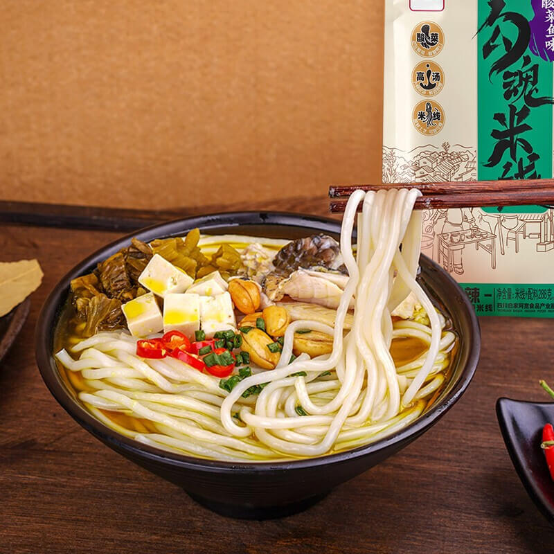 白家阿宽 四川勾魂米线 砂锅酸菜鱼味 285g
