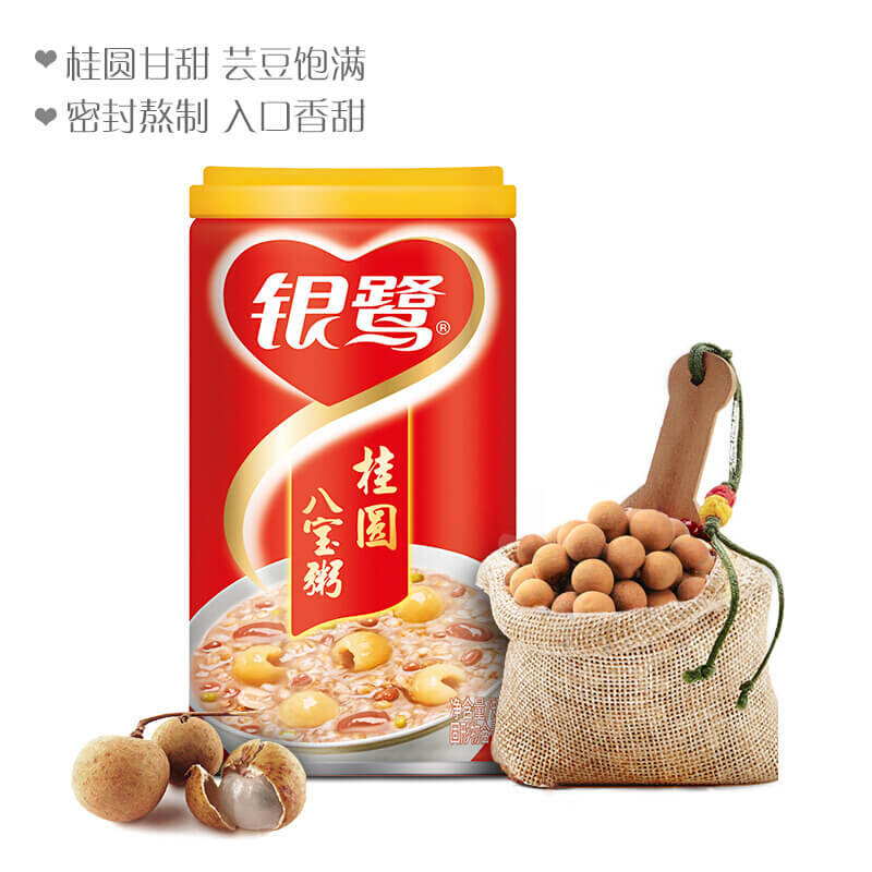 银鹭 桂圆八宝粥 360g