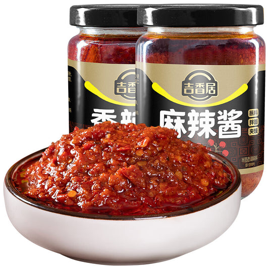 (Glas) JiXiangJu Chilisauce feurig 358g