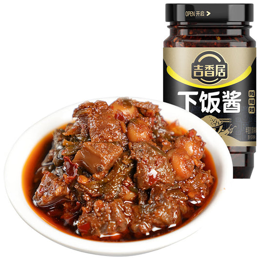 (Glas) JiXiangJu Chilisauce für Reis 240g