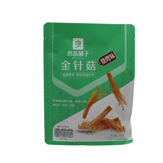 BESTORE Enoki Pilz, BBQ Geschmack 188g