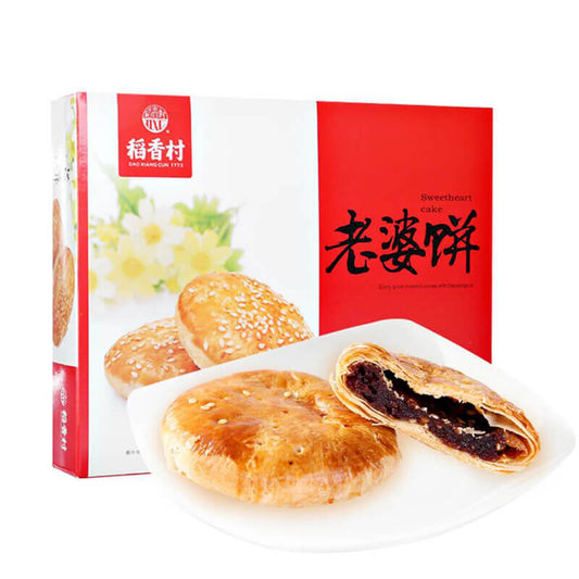 保质期 2026-05-27 稻香村 老婆饼 黑糖味 210g