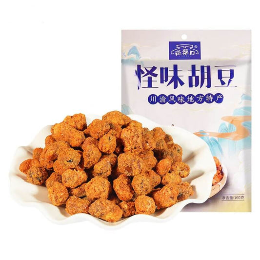 保质期 2025-04-30 陈昌银 磁器口 怪味胡豆 160g