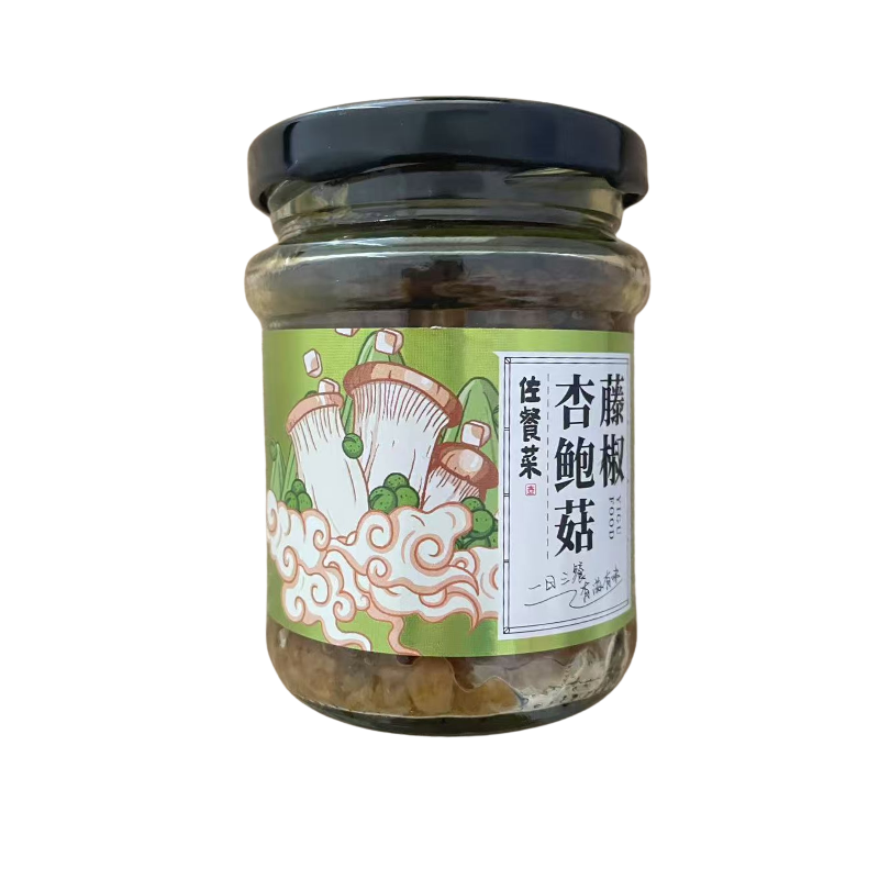 壹姑 佐餐菜 藤椒杏鲍菇 160g