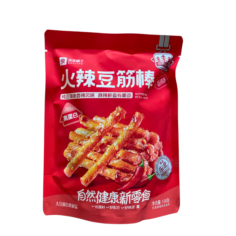 良品铺子 火辣豆筋棒 香辣味 150g