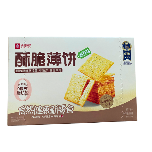 BESTORE Knusprige Cracker, Algengeschmack 300g