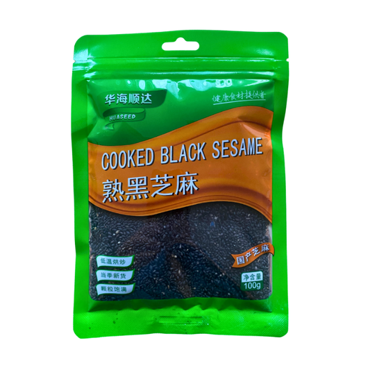 华海顺达 熟黑芝麻 100g