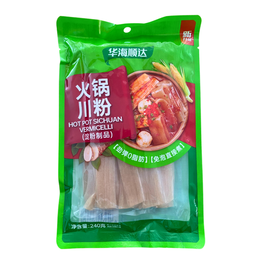 HUASEED Sichuan Reisnudeln für Hotpot 240g