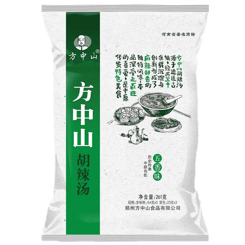 方中山 胡辣汤 五香味 261g(87g*3)