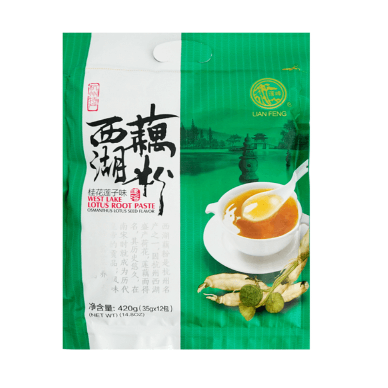 莲峰 西湖藕粉 桂花莲子味 速溶 420g(35g*12)