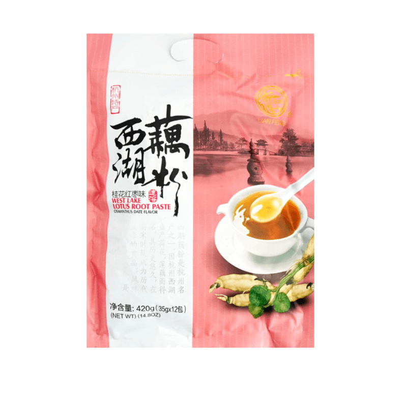 莲峰 西湖藕粉 桂花红枣味 速溶 420g(35g*12)