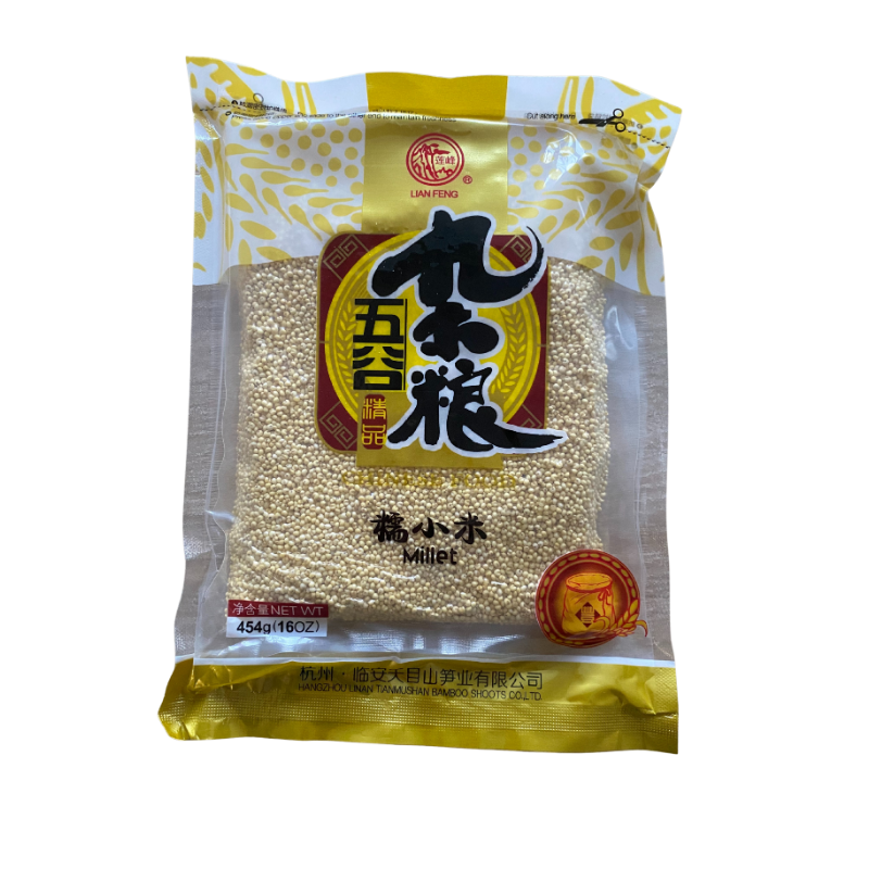 LianFeng Klebriger Hirse, geschälte Getreide 454g