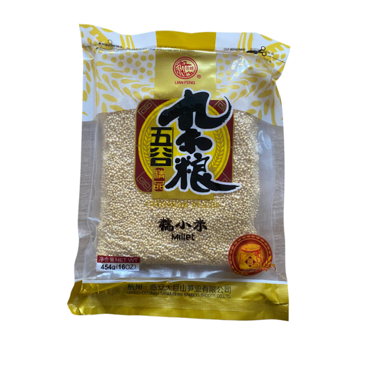LianFeng Klebriger Hirse, geschälte Getreide 454g