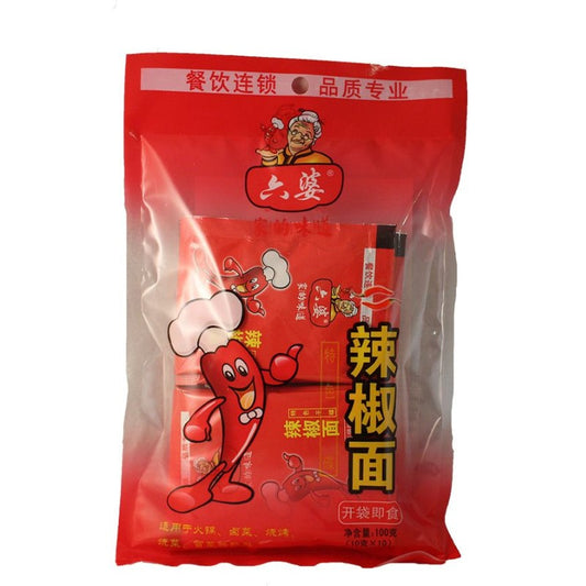 六婆 香辣蘸料 辣椒面 100g(10g*10)