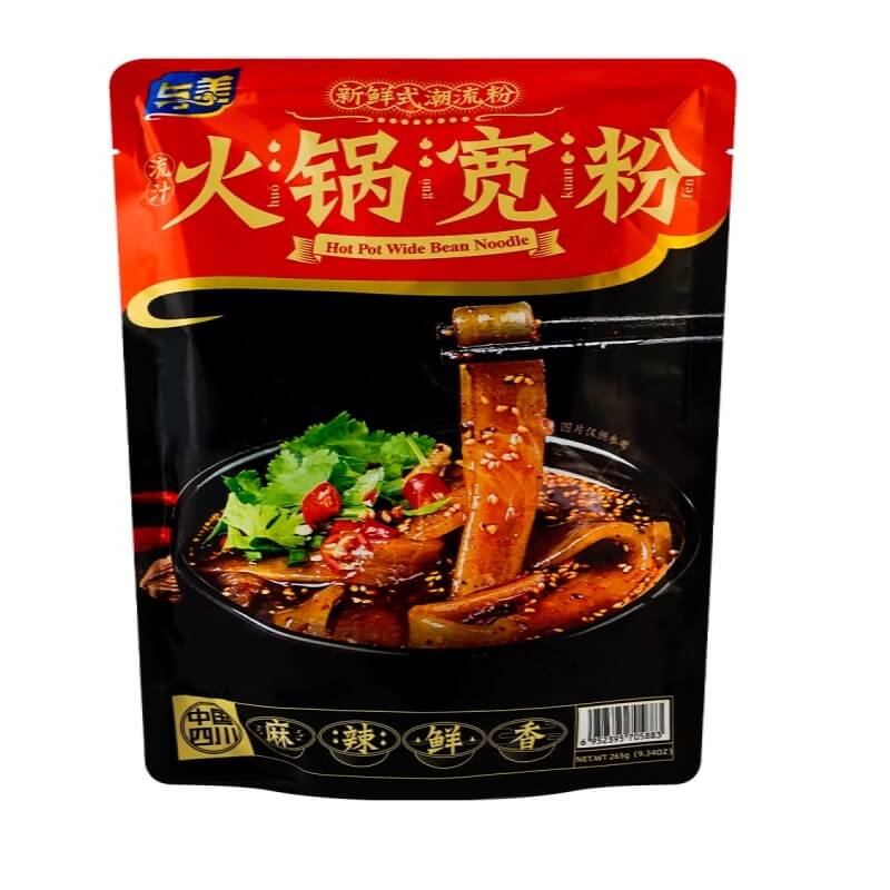 YuMei Hot Pot Breite Bohnen Nudel 265g