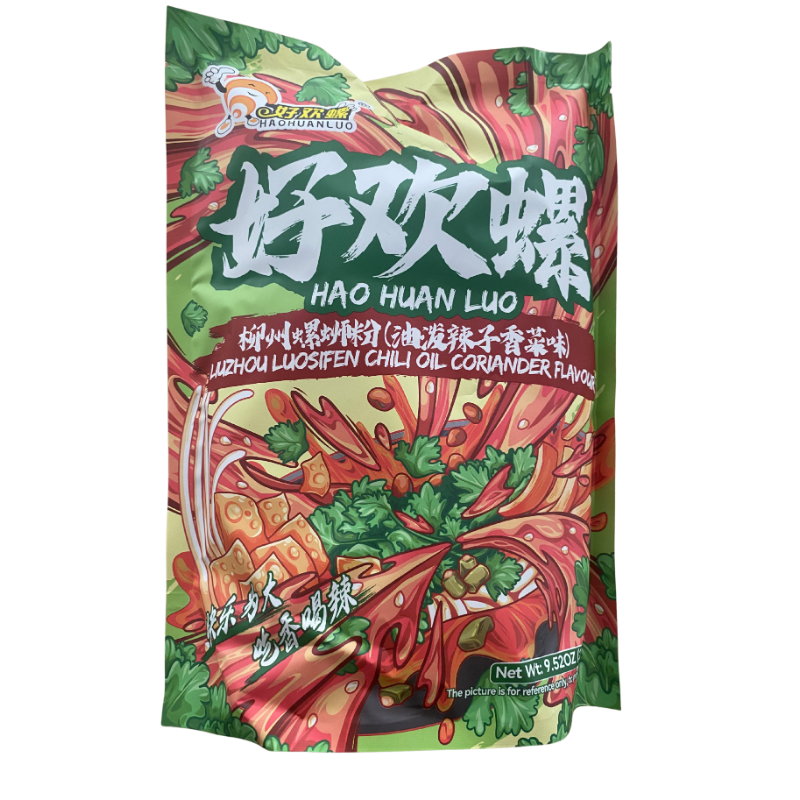 HaoHuanLuo Liuzhou Reisnudeln, Koriander & Chiliöl Geschmack 270g