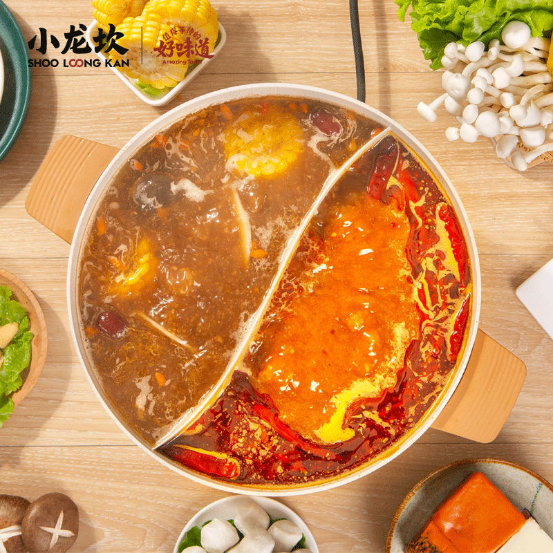 小龙坎  火锅底料 鸳鸯底料 2+2 320g