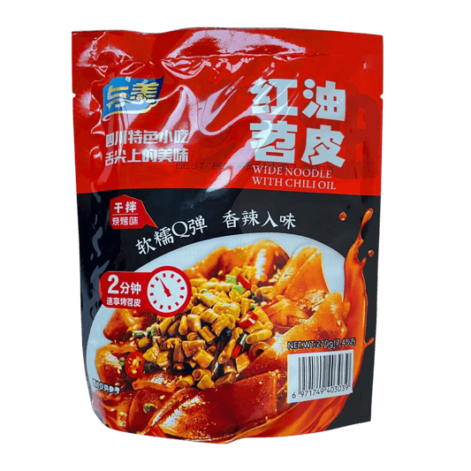 与美 红油苕皮 210g