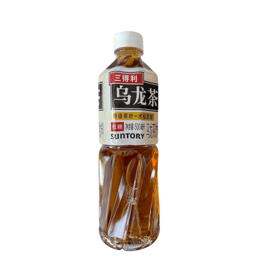 保质期 2025-02-28 三得利 乌龙茶饮料 低糖 500ml