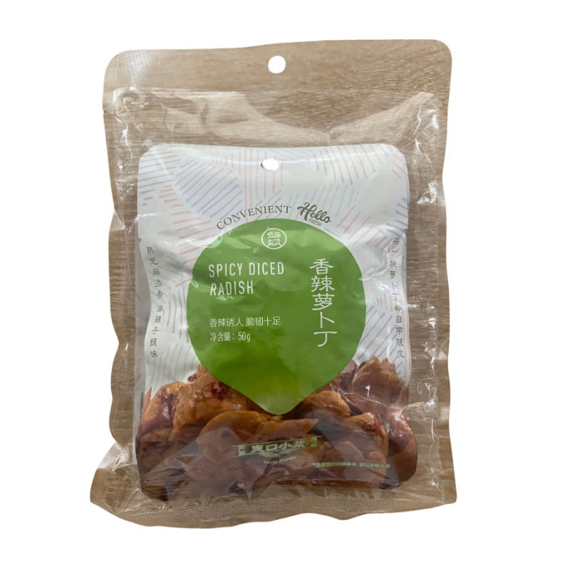 盒马生鲜 爽口小菜 香辣萝卜丁 150g(50g*3)