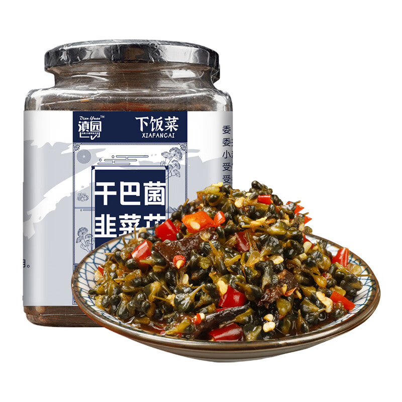 滇园 干巴菌韭菜花 450g