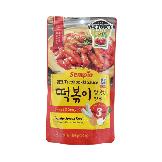 Sempio Tteobkokki Reiskuchen Sauce, süß & scharf 150g