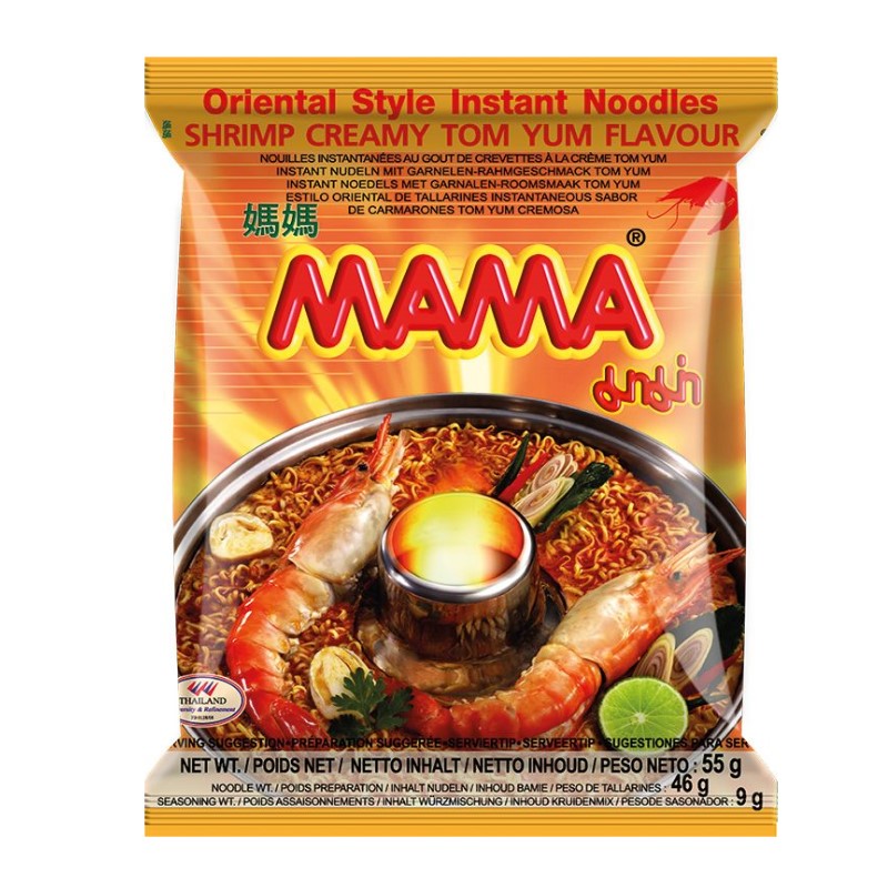 MAMA 方便面 奶油冬阴功虾味 55g