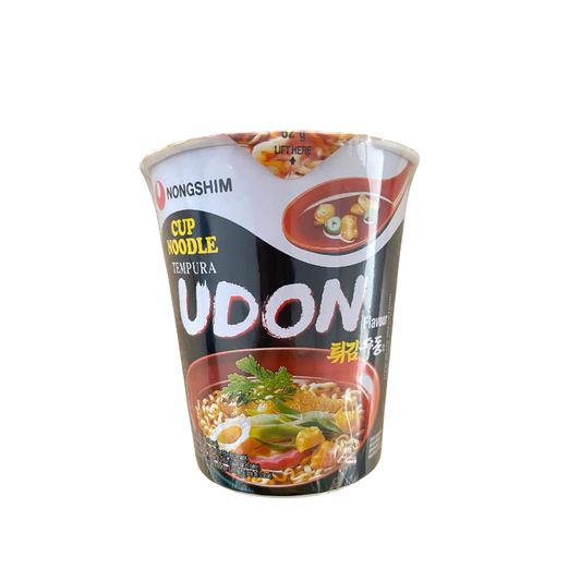 (Cup) Nong Shim Instant Nudeln, Japanische Udon, Tempura Geschmack 62g