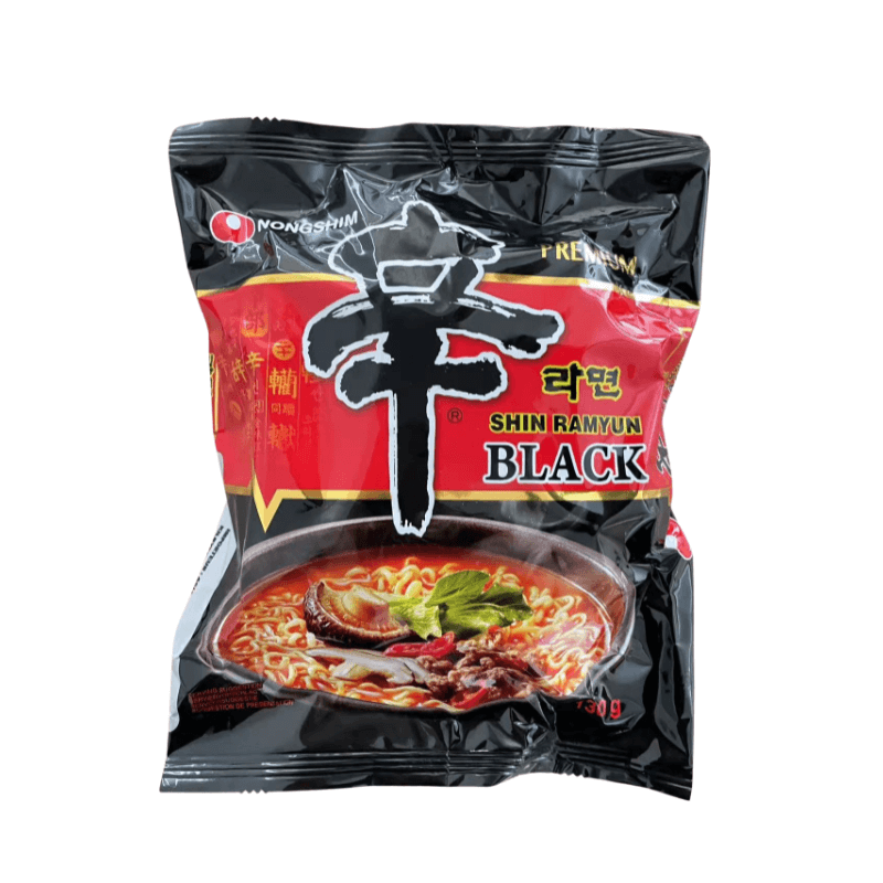 Nong Shim Instant Nudeln, Shin Ramyun, Premium Mild Würzig, schwarz 130g