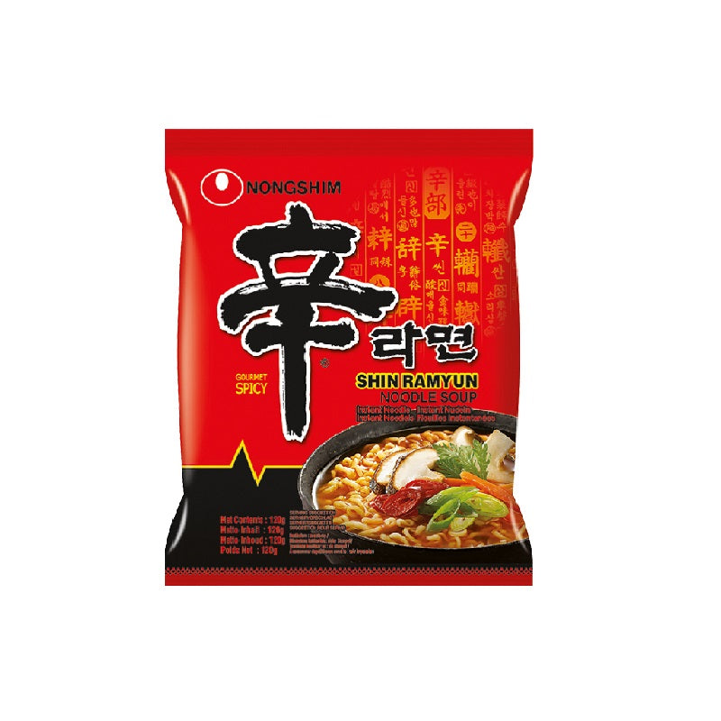 Nong Shim Instant Nudeln, Shin Ramyun Gourmet Spicy 120g