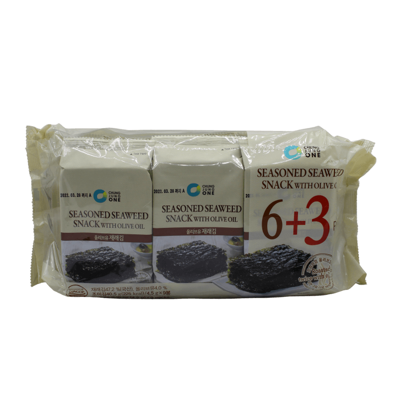 清净园 韩式烤海苔 橄榄油 40,5g (4,5gX9)