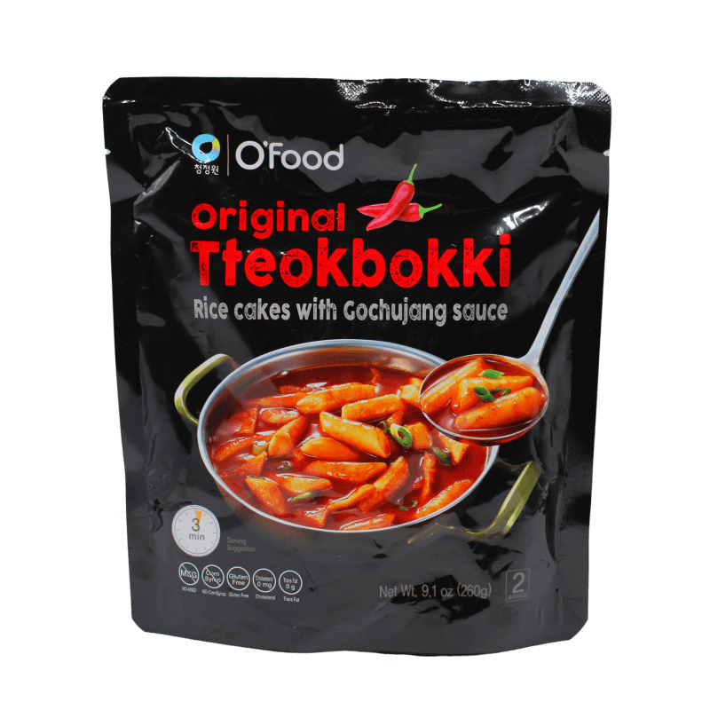 ChungJungOne O'Food Tteokbokki Reiskuchen mit Cochujang-Sauce 260g