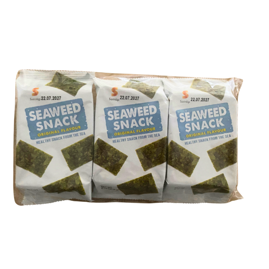 Samlip Seetang Snack, Original Geschmack 12g(4g*3)