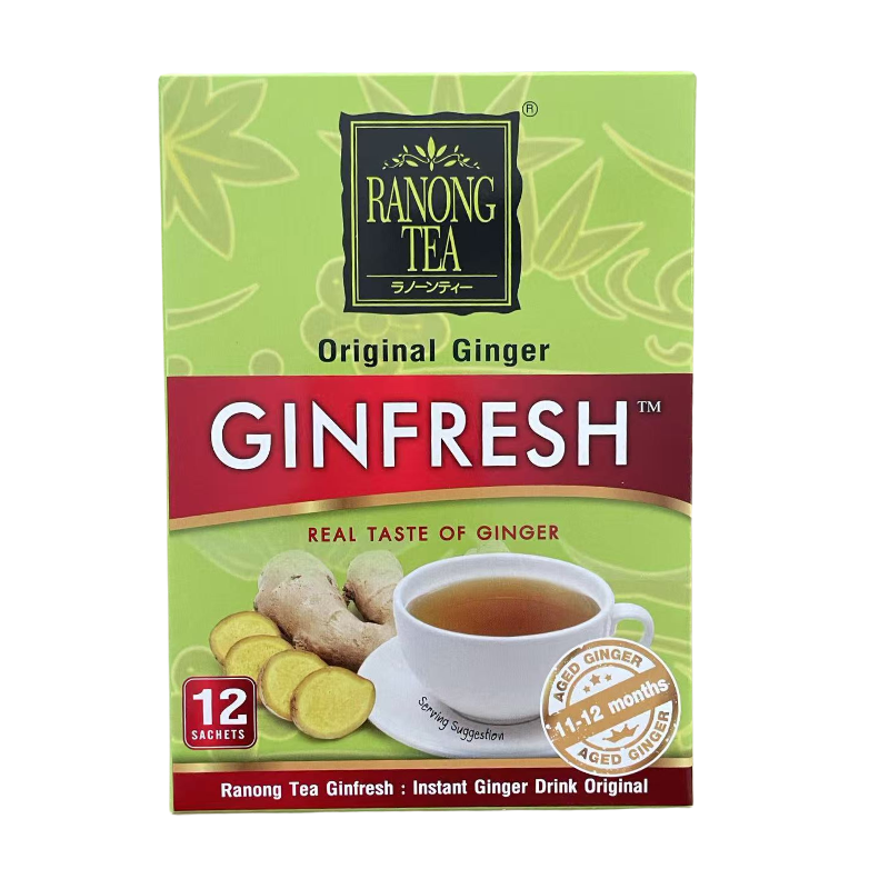 MHD 27/04/2025 RANONG TEA Instant Ingwer Getränk, Ginfresh 216g(18g*12)