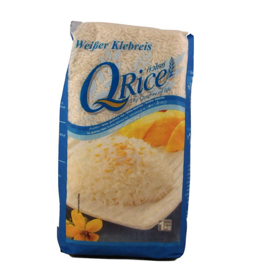 Qrice Weisser Klebreis 1kg