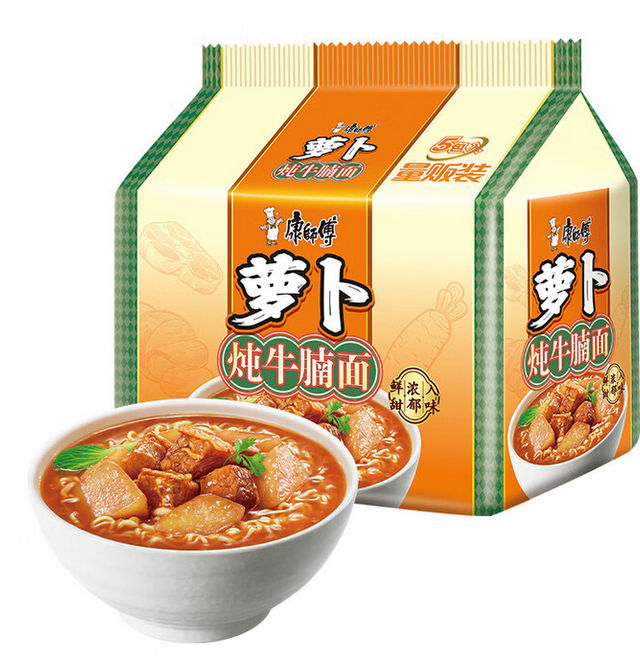 KangShiFu Instant Nudeln-Rettich-Rinderbrustgeschmack 540g(108g*5)
